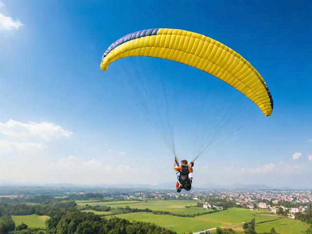 九游体育网站_ 乡村滑翔伞飞行节，天空中的速度与自由，滑翔伞项目介绍