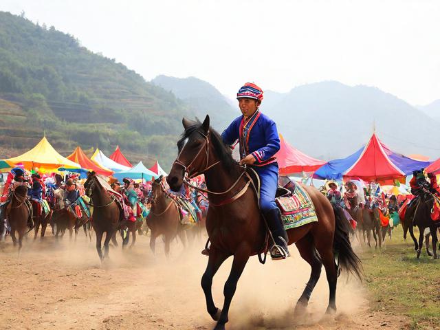 九游体育网站_ 乡村特色骑马节，感受民族文化中的运动魅力，骑马活动