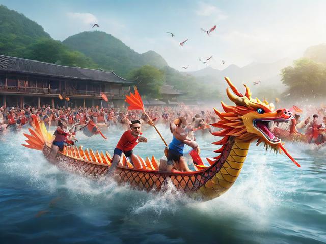 九游体育网站_ 乡村特色龙舟赛，传承水文化的激情盛会，体育赛龙舟游戏