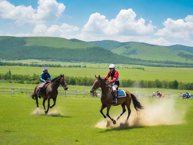 九游体育网站_ 乡村荒野骑马赛，驰骋在原生态的绿色天堂