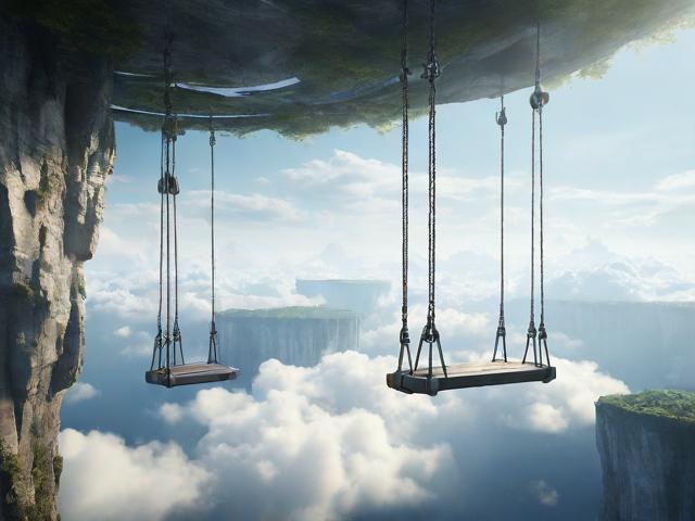 九游体育网站_ 云端悬空秋千，悬挂在天空的运动奇观，空中悬崖秋千项目