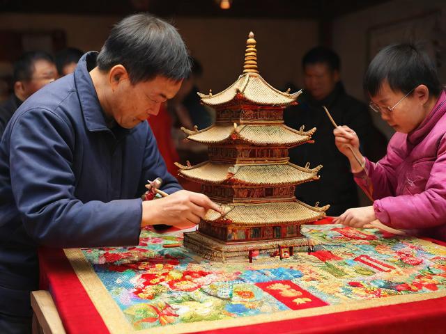 九游体育网站_ 传统技艺“宝塔滚绣”比赛,文化融合的视觉盛宴 九游体育网站_ 传统技艺“宝塔滚绣”比赛,文化融合的视觉盛宴