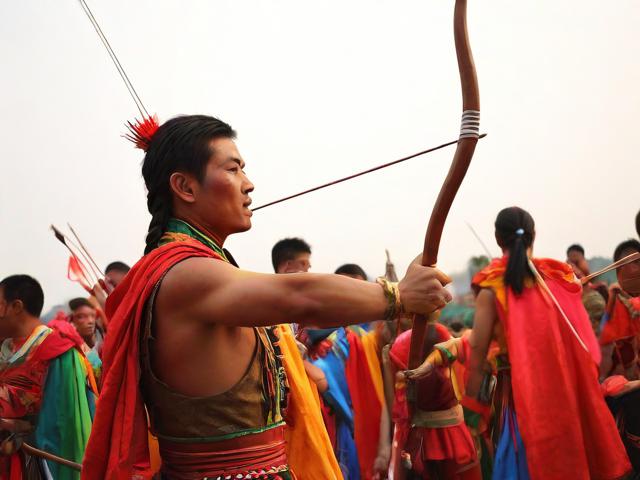 九游体育网站_ 传统射箭文化节，比拼精准的技术魅力，射箭体验活动